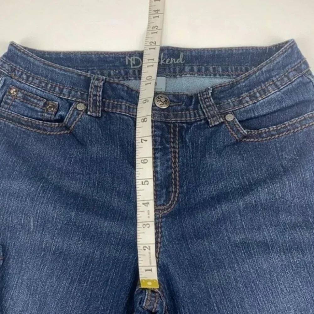 ND Weekend Women's Embroidered Blue Jeans Size 8 - Picture 5 of 8
